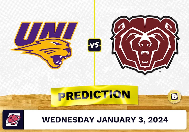 Northern Iowa vs. Missouri State Prediction, Odds, College Basketball Picks  [1/3/2024]