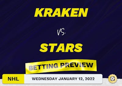 Kraken vs. Stars Predictions and Odds - Jan 12, 2022