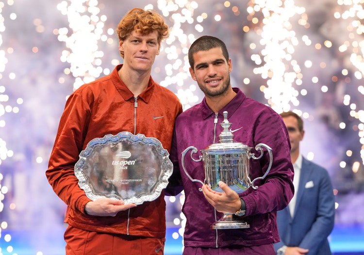 Carlos Alcaraz vs Jannik Sinner Tennis Prediction.