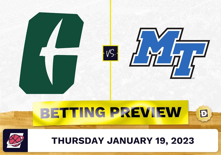 Charlotte vs. Middle Tennessee CBB Prediction and Odds - Jan 19, 2023