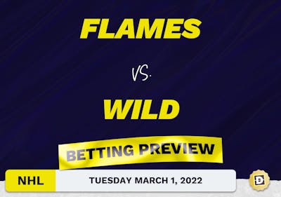 Flames vs. Wild Predictions and Odds - Mar 1, 2022