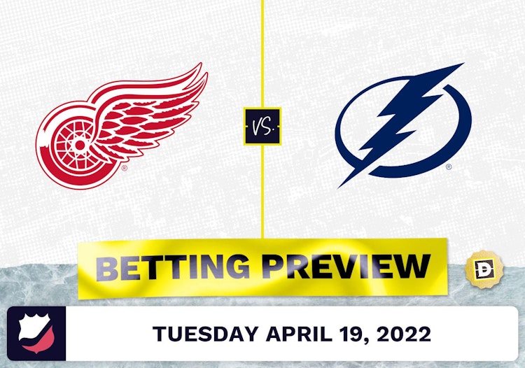 Red Wings vs. Lightning Prediction and Odds - Apr 19, 2022