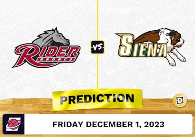 Rider vs. Siena Basketball Prediction - December 1, 2023