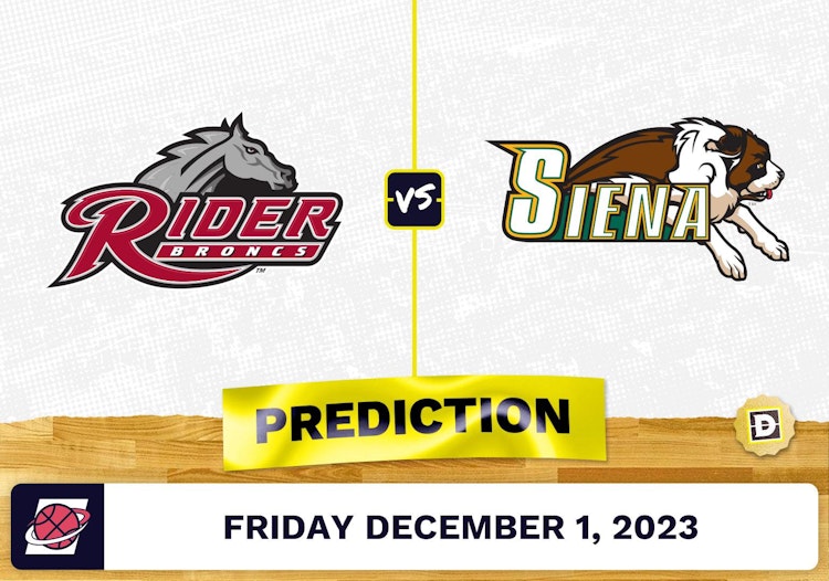 Rider vs. Siena Basketball Prediction - December 1, 2023