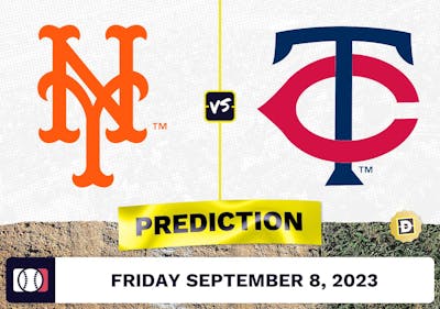Mets vs. Twins Prediction for MLB Friday [9/8/2023]
