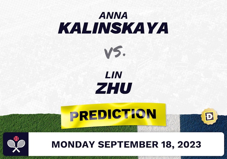 Anna Kalinskaya vs. Lin Zhu Prediction - WTA Guangzhou 2023