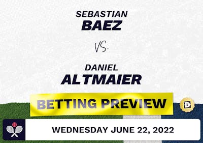 Sebastian Baez vs. Daniel Altmaier Predictions - Jun 22, 2022