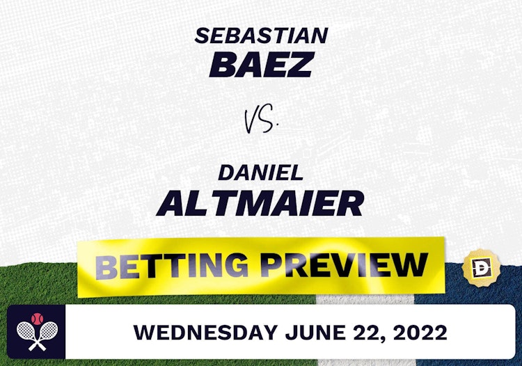 Sebastian Baez vs. Daniel Altmaier Predictions - Jun 22, 2022