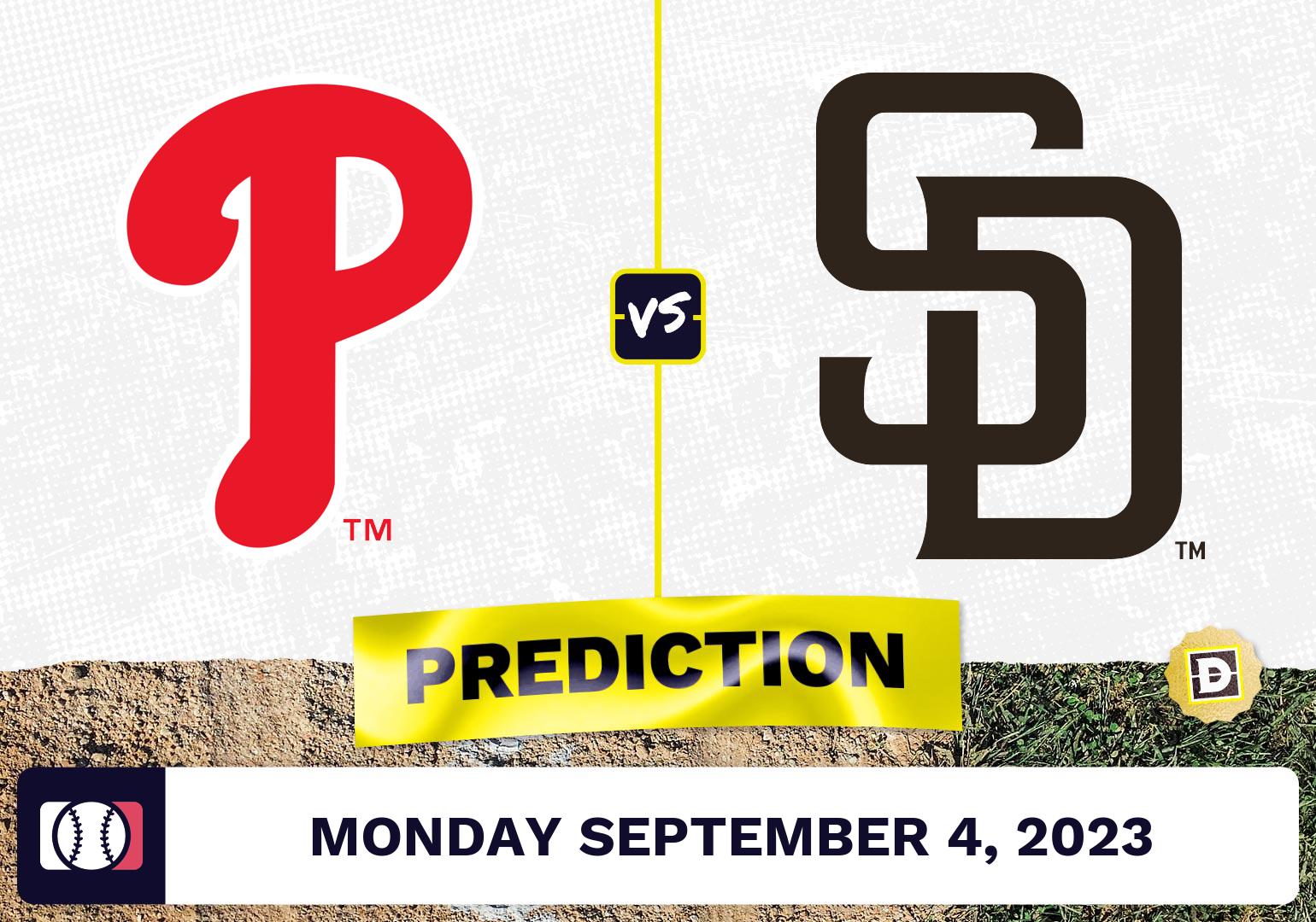 Phillies vs. Padres Prediction for MLB Monday [9/4/2023]