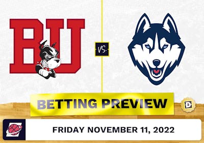 Boston University vs. Connecticut CBB Prediction and Odds - Nov 11, 2022