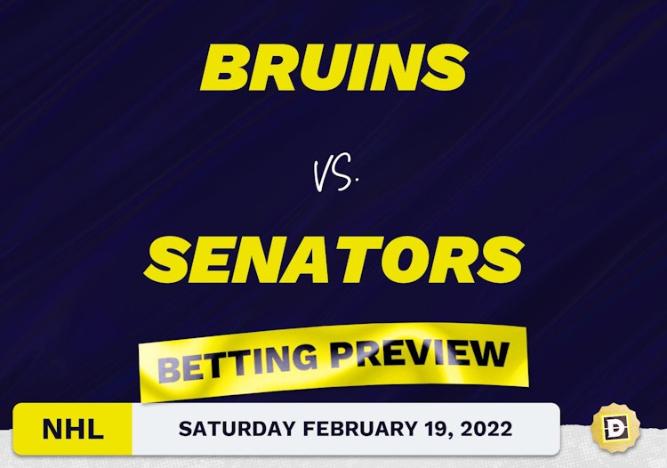 Bruins vs. Senators Predictions and Odds - Feb 19, 2022