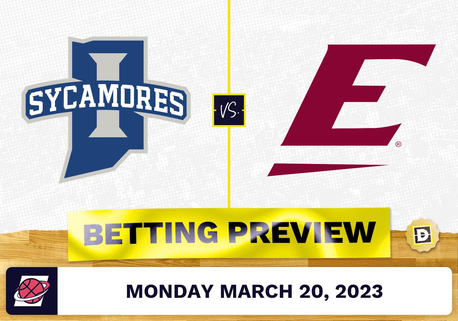 Indiana State Vs. Eastern Kentucky CBB Prediction And Odds - Mar 20, 2023