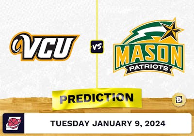 Virginia Commonwealth vs. George Mason Prediction, Odds, College Basketball Picks  [1/9/2024]