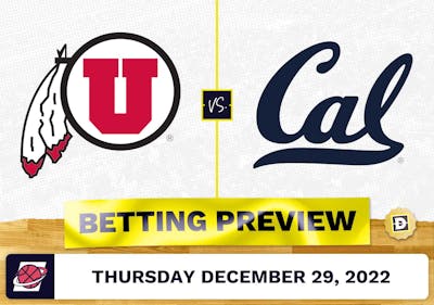 Utah vs. California CBB Prediction and Odds - Dec 29, 2022