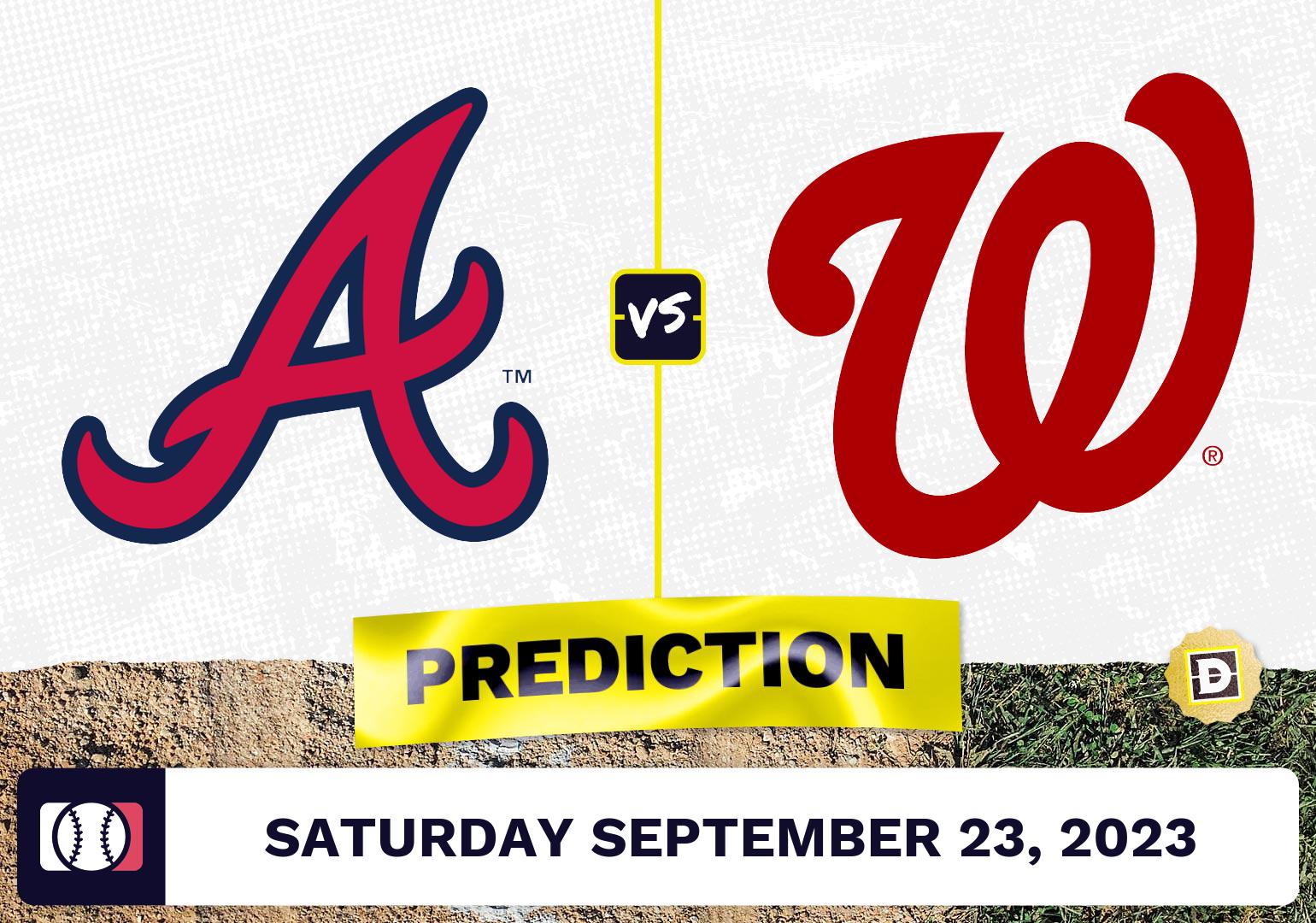 Braves vs. Nationals Prediction for MLB Saturday [9/23/2023]