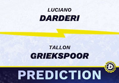 Luciano Darderi vs. Tallon Griekspoor Prediction, Odds, Picks for French Open 2024