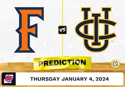 Cal State Fullerton vs. UC Irvine Prediction, Odds, College Basketball Picks  [1/4/2024]
