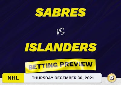 Sabres vs. Islanders Predictions and Odds - Dec 30, 2021