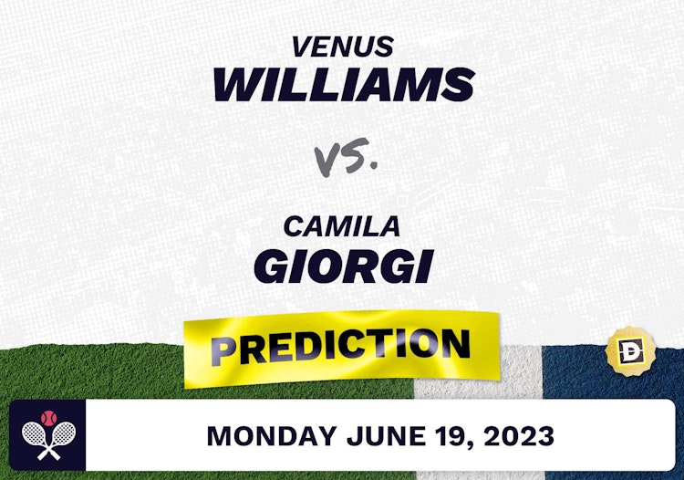 Venus Williams vs. Camila Giorgi Prediction - Rothesay Classic Birmingham 2023
