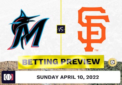 Marlins vs. Giants Prediction and Odds - Apr 10, 2022