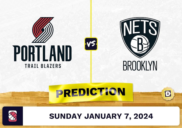 Portland Trail Blazers vs. Brooklyn Nets Prediction, Odds, NBA Picks  [1/7/2024]