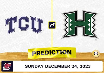 TCU vs. Hawaii Prediction, Odds, College Basketball Picks  [12/24/2023]