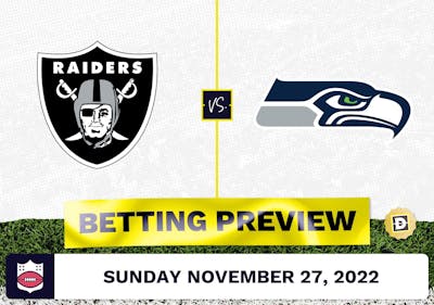 Raiders vs. Seahawks Week 12 Prediction and Odds - Nov 27, 2022