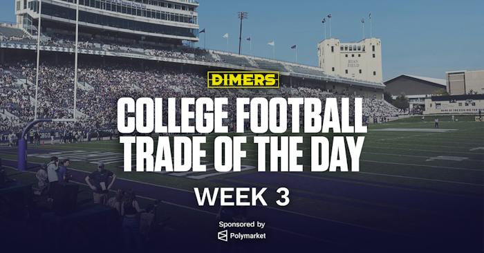 Polymarket "Trade of the Day" for College Football Week 3 finds value in Colorado vs. Northwestern