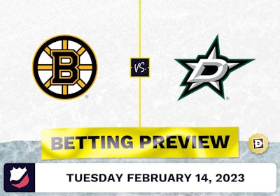 Bruins vs. Stars Prediction and Odds - Feb 14, 2023