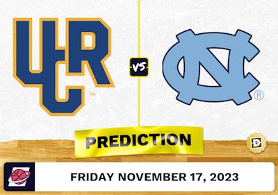 UC Riverside vs. North Carolina Basketball Prediction - November 17, 2023