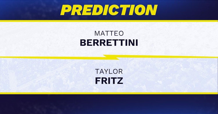 Matteo Berrettini vs Taylor Fritz Tennis Prediction.