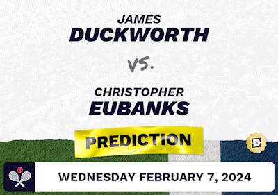 James Duckworth vs. Christopher Eubanks Prediction, Odds, Picks for ATP Dallas 2024