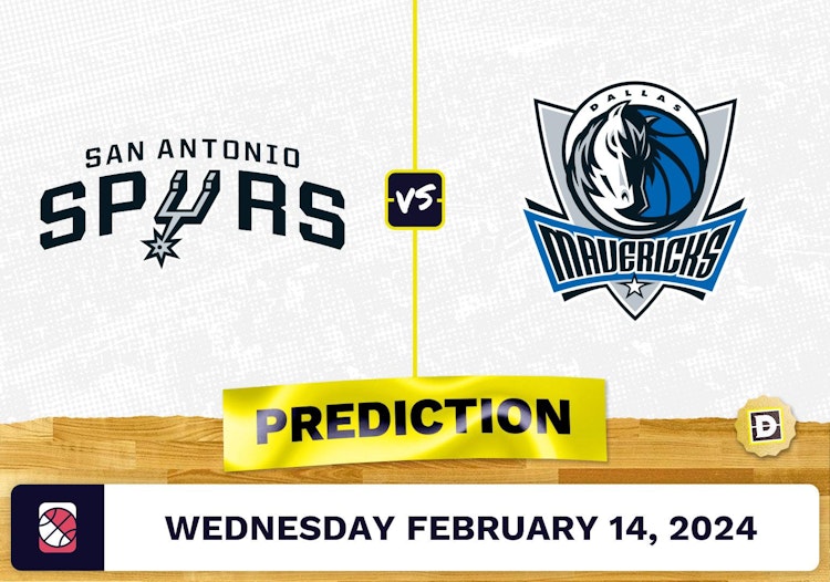 San Antonio Spurs vs. Dallas Mavericks Prediction, Odds, NBA Picks [2/14/2024]