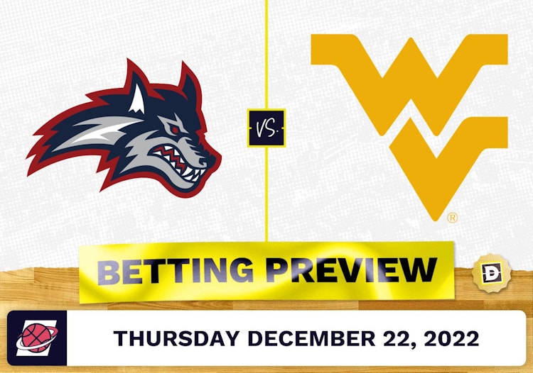 Stony Brook vs. West Virginia CBB Prediction and Odds - Dec 22, 2022