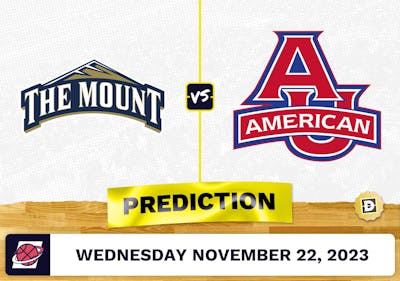 Mount St. Mary's vs. American University Basketball Prediction - November 22, 2023