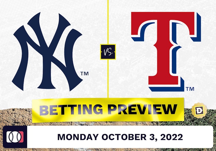 Yankees vs. Rangers Prediction and Odds - Oct 3, 2022