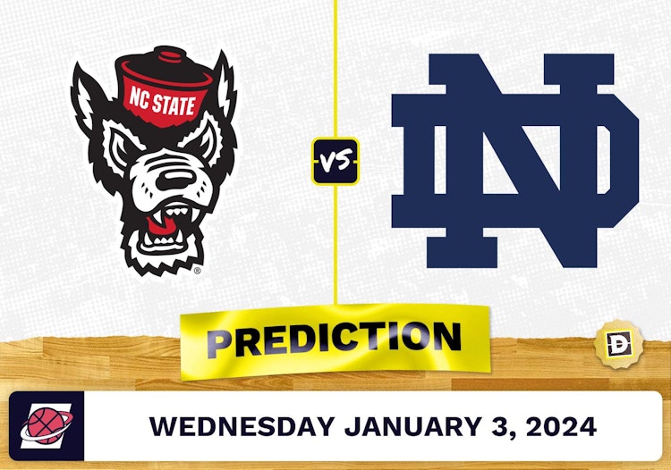 North Carolina State Wolfpack vs Notre Dame Fighting Irish Prediction,  1/3/2024 College Basketball Picks, Best Bets & Odds