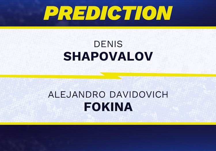 Denis Shapovalov vs Alejandro Davidovich Fokina Tennis Prediction.