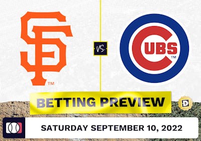Giants vs. Cubs Prediction and Odds - Sep 10, 2022
