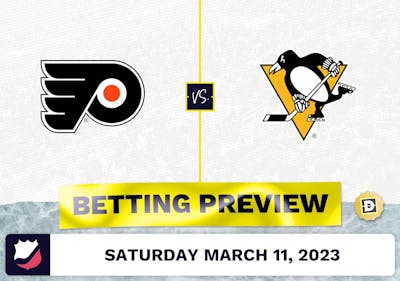 Flyers vs. Penguins Prediction and Odds - Mar 11, 2023