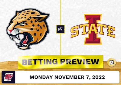 IUPUI vs. Iowa State CBB Prediction and Odds - Nov 7, 2022