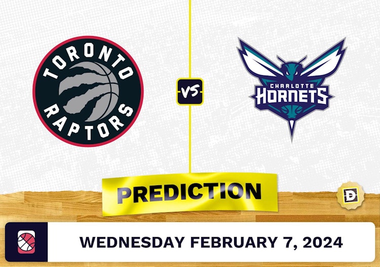 Toronto Raptors vs. Charlotte Hornets Prediction, Odds, NBA Picks [2/7/2024]