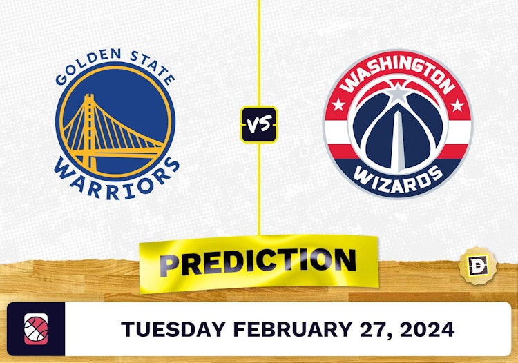 Golden State Warriors vs. Washington Wizards Prediction, Odds, NBA Picks [2/27/2024]