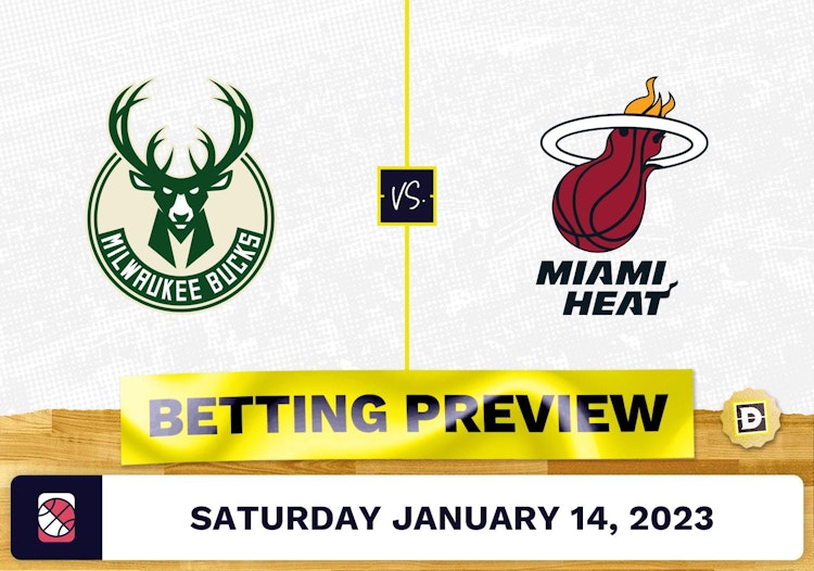 Bucks vs. Heat Prediction and Odds - Jan 14, 2023