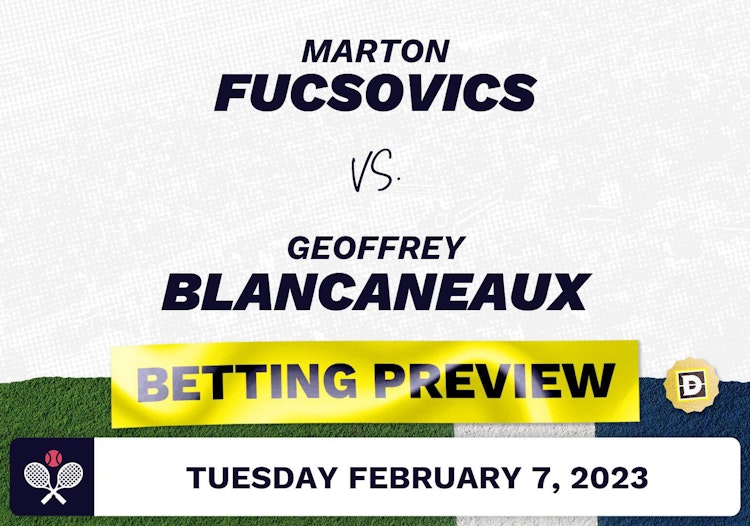 Marton Fucsovics vs. Geoffrey Blancaneaux Predictions - Feb 7, 2023