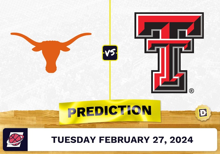 Texas vs. Texas Tech Prediction, Odds, College Basketball Picks [2/27/2024]