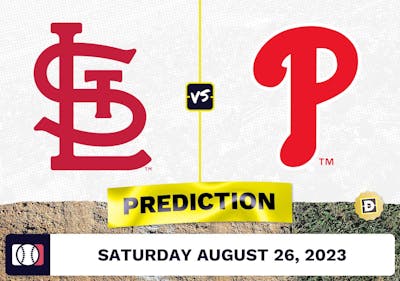 Cardinals vs. Phillies Prediction for MLB Saturday [8/26/2023]