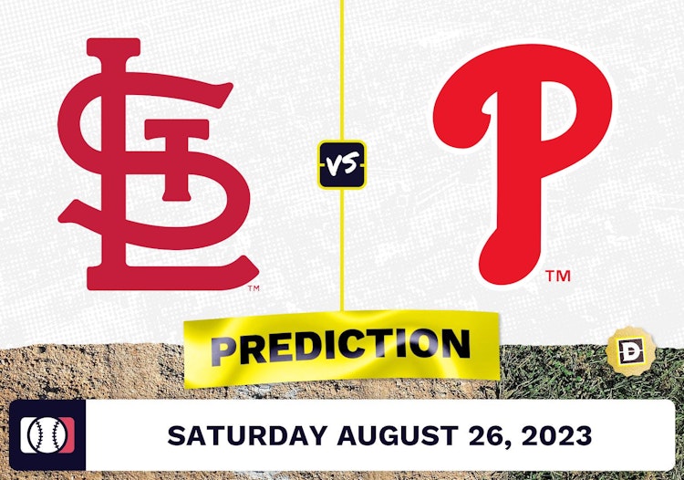 Cardinals vs. Phillies Prediction for MLB Saturday [8/26/2023]