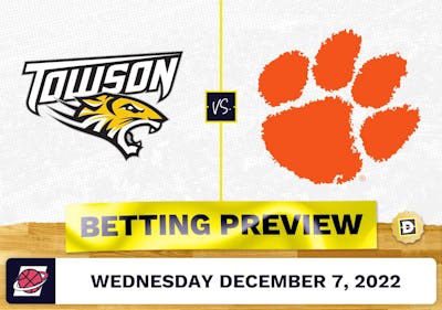 Towson vs. Clemson CBB Prediction and Odds - Dec 7, 2022