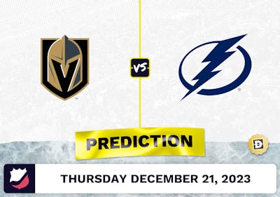 Vegas Golden Knights vs. Tampa Bay Lightning Prediction, Odds, NHL Picks  [12/21/2023]
